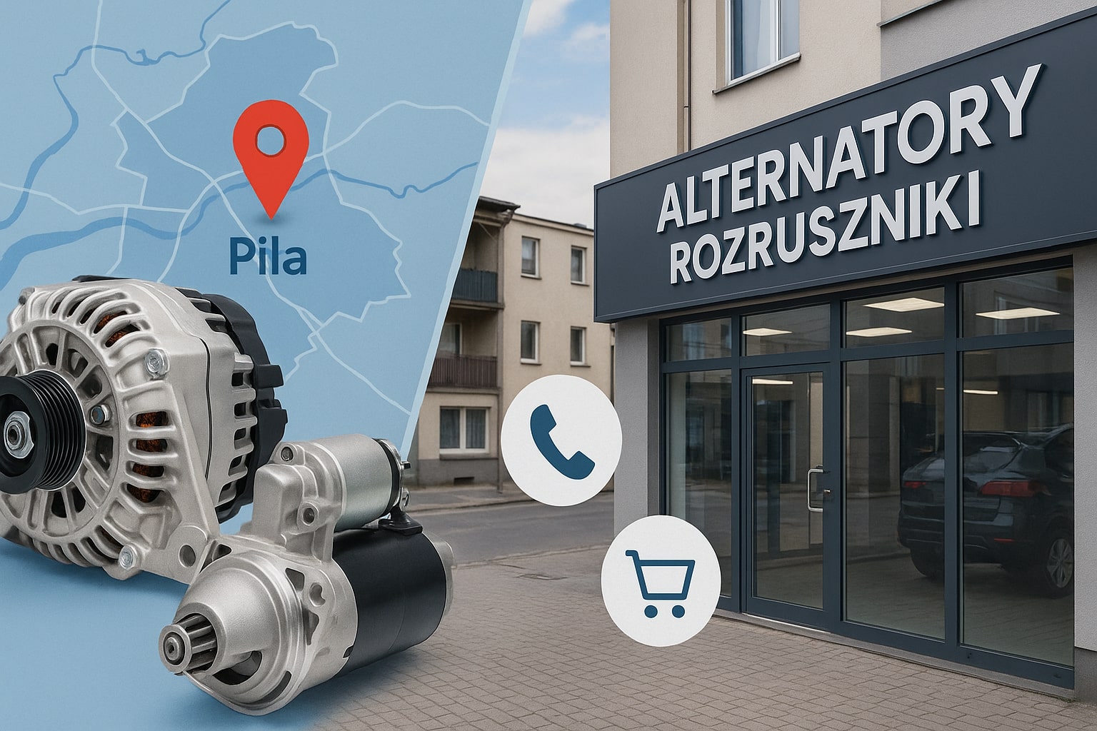 Gdzie kupić alternatory i rozruszniki w Pile