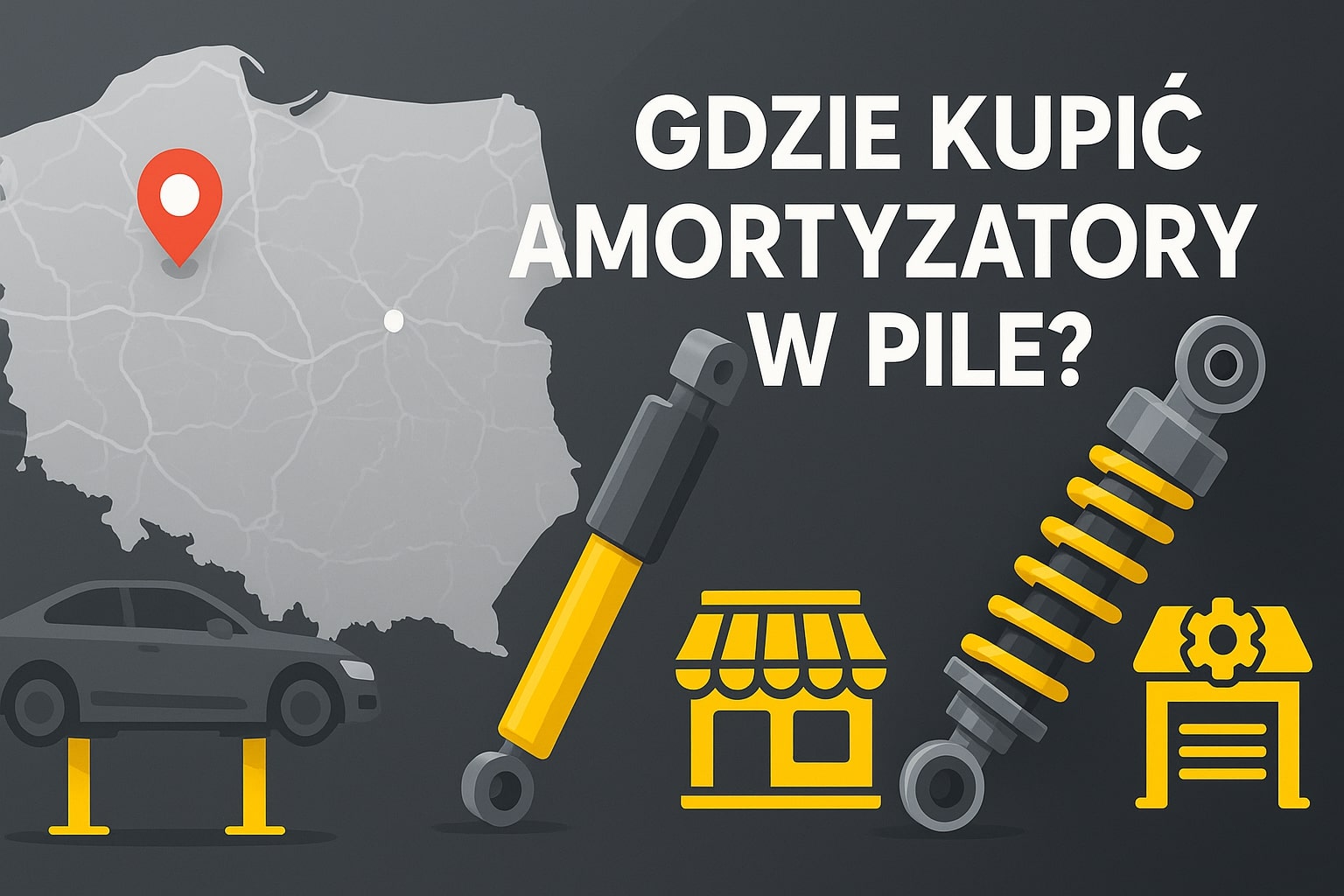 Gdzie kupić amortyzatory w Pile – sprawdzone źródła i praktyczne porady