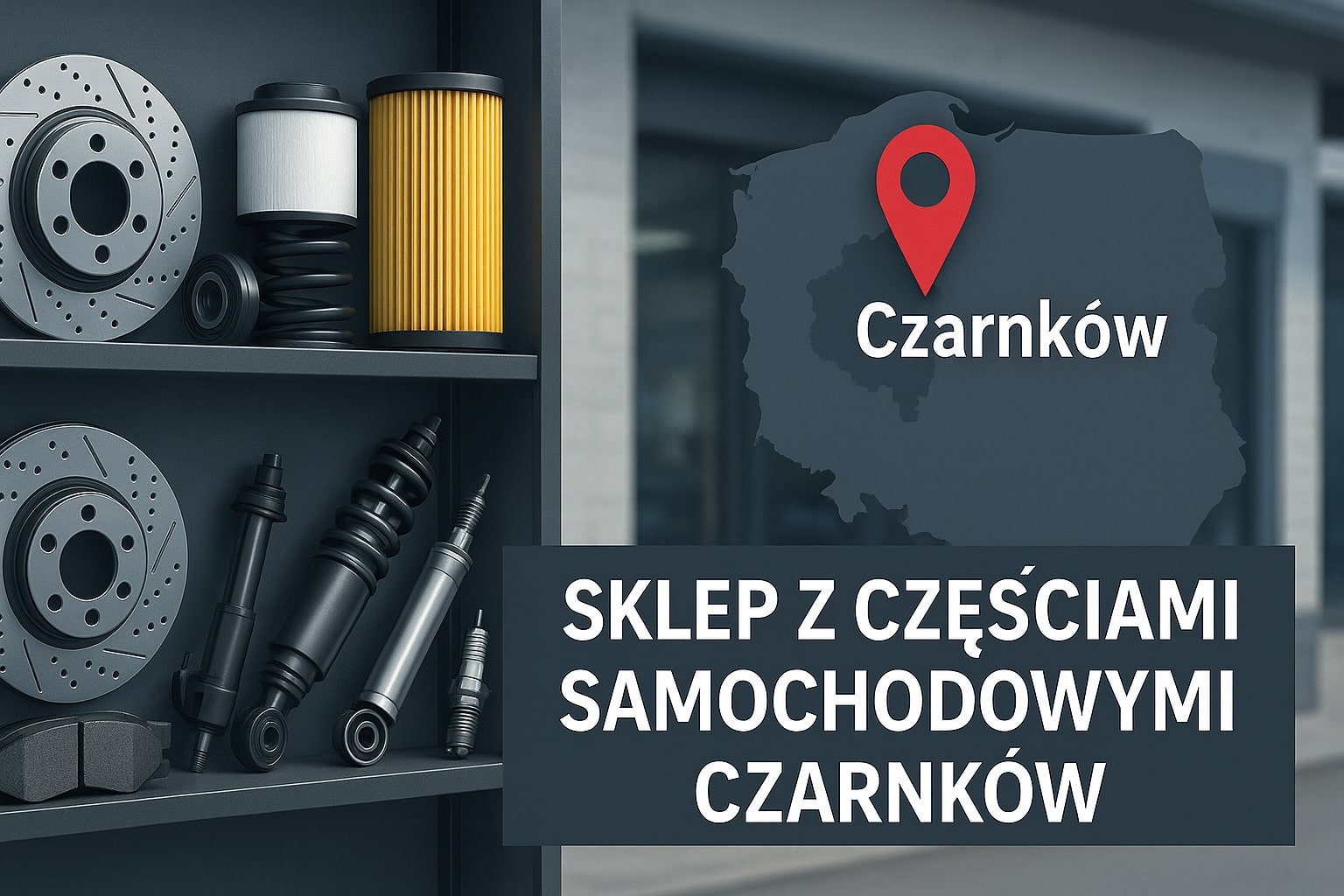 Sklep z częściami samochodowymi Czarnków