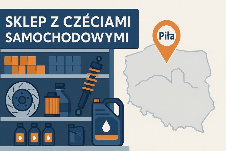 sklep z częściami samochodowymi piła